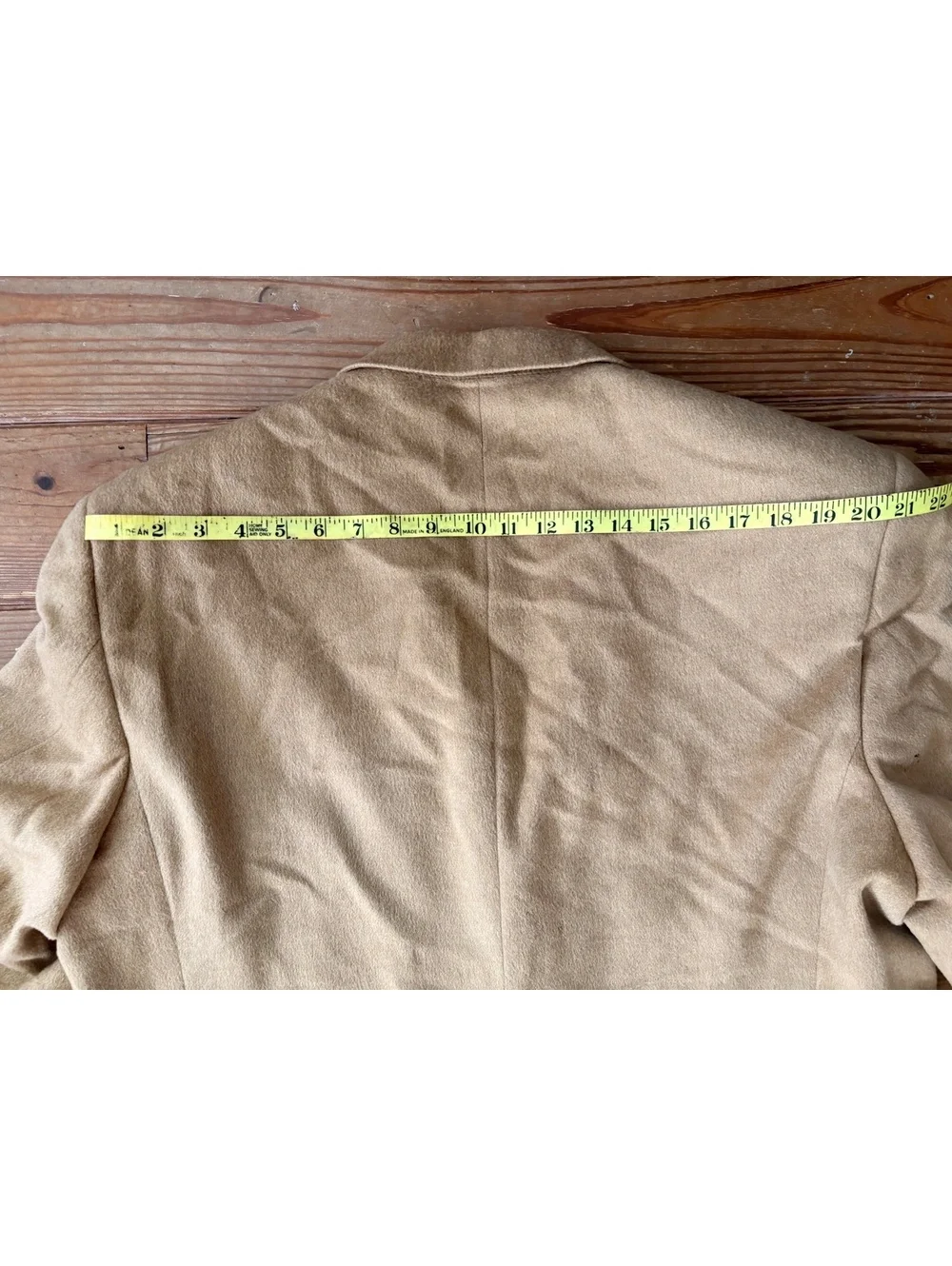 Stafford Executive Men’s 48R 100% Camel Hair Blazer Tan Two Button Sport Coat